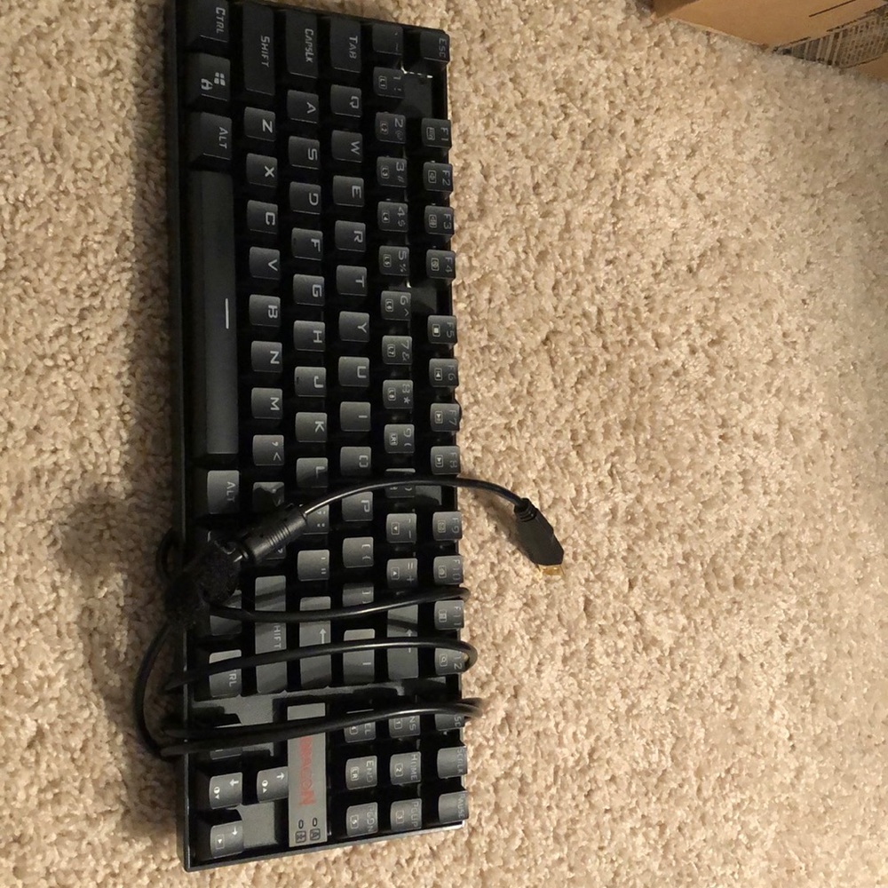 Red dragon gaming keyboard mechanical!